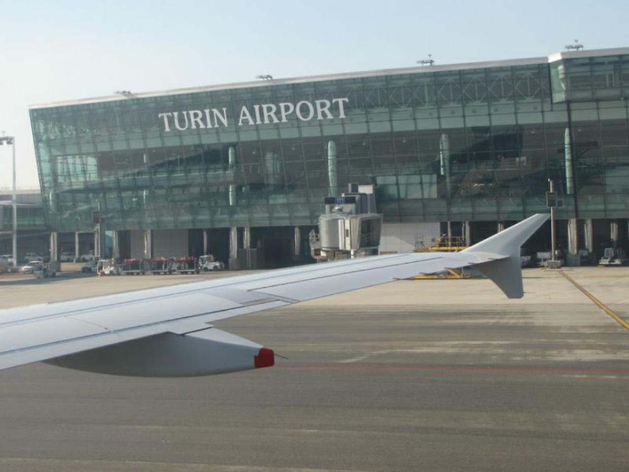 L'aeroporto di Caselle, a Torino