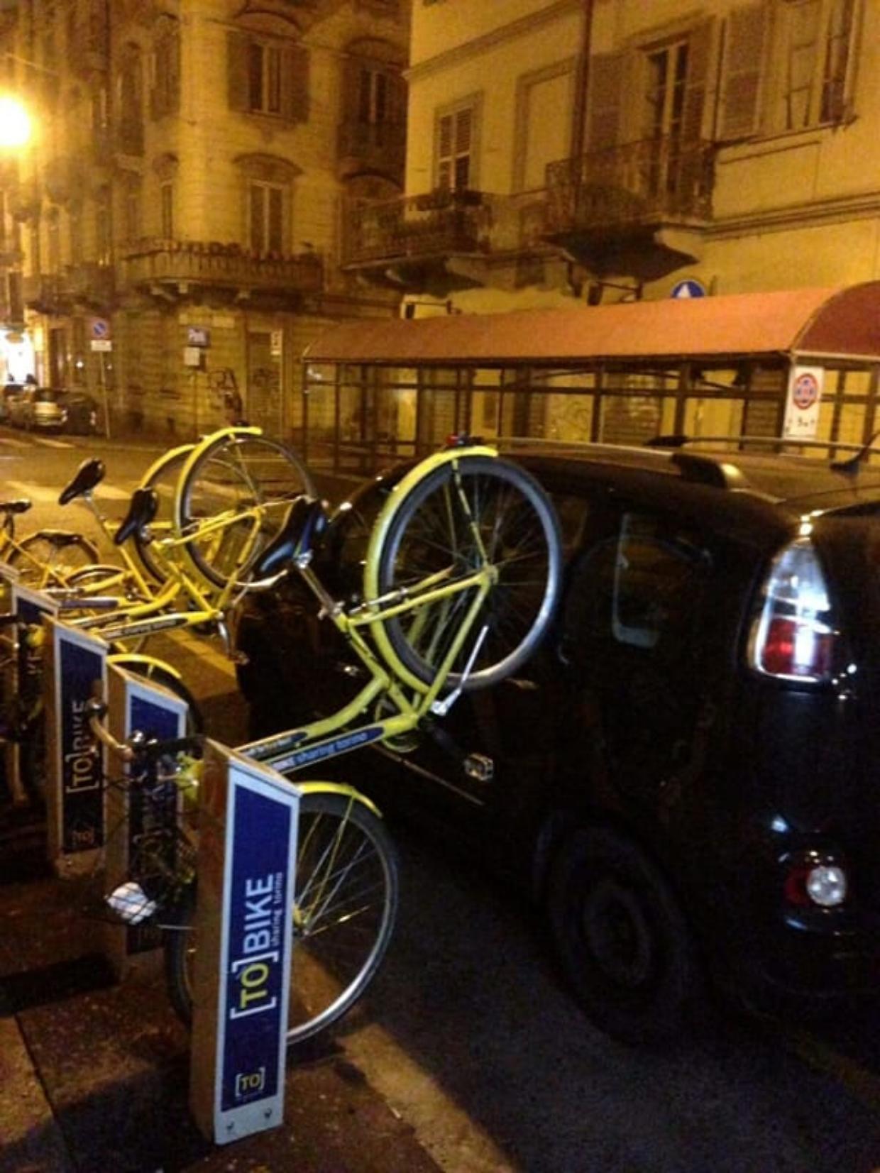 bike sharing punizione