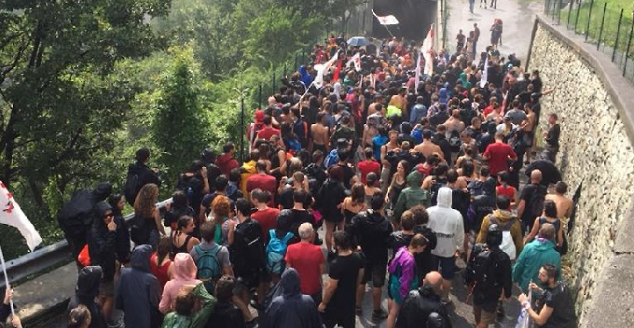 Una delle ultime manifestazioni No Tav