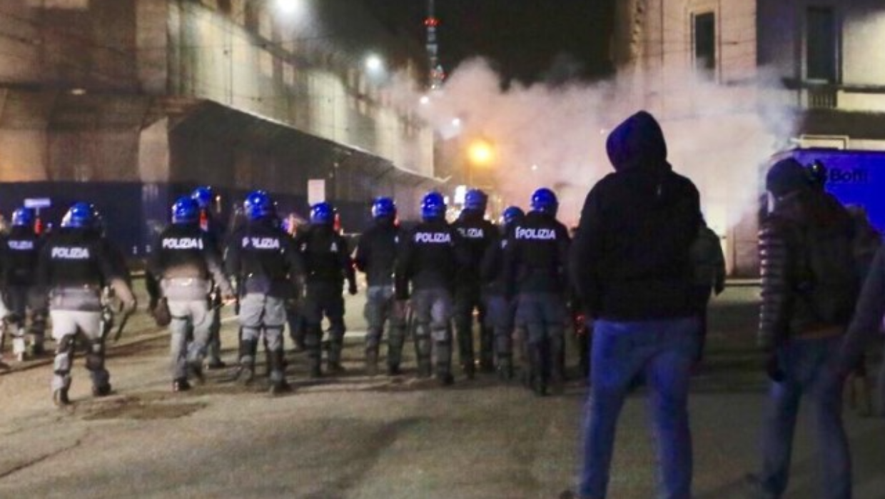Proteste anarchiche a Torino (foto di repertorio)