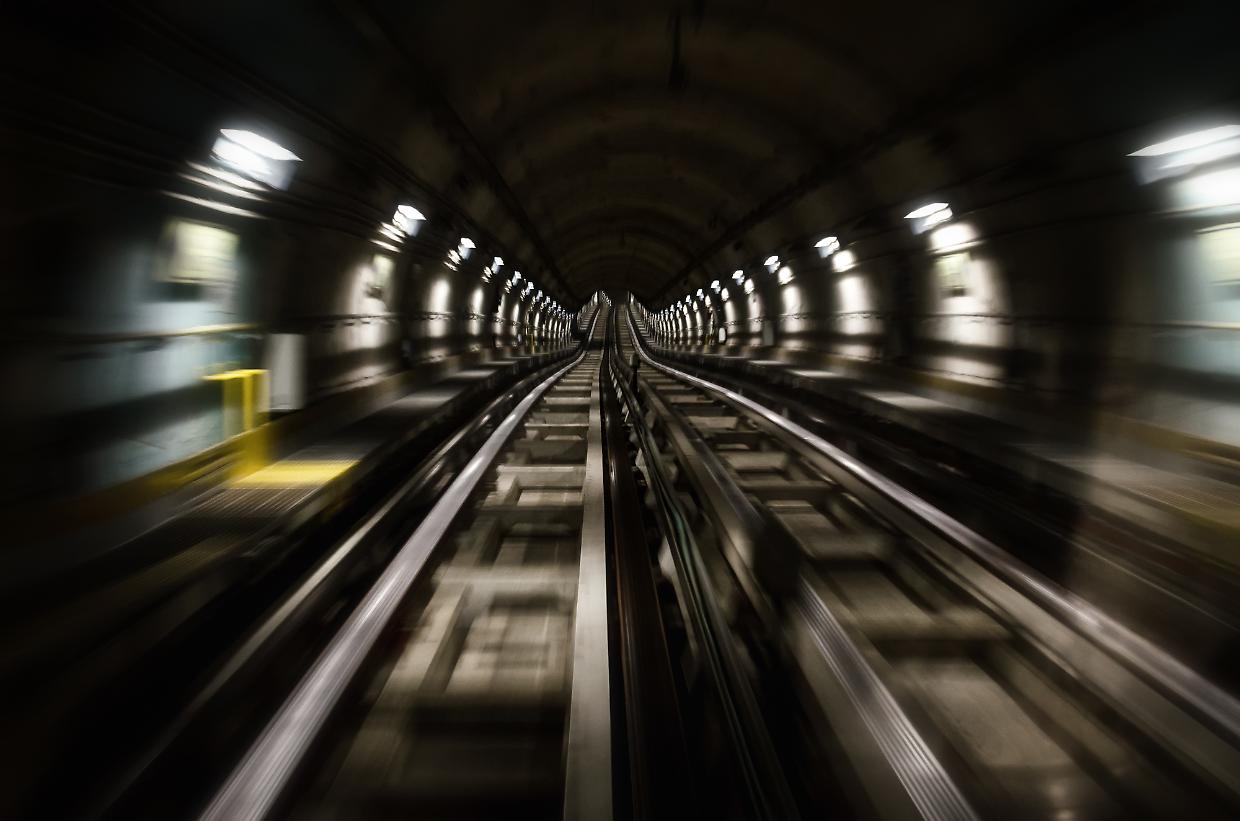 Metro subway of Turin (Italy)