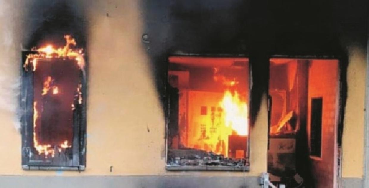 incendio ala di stura