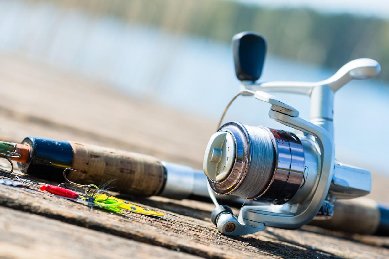 pesca attrezzatura canna