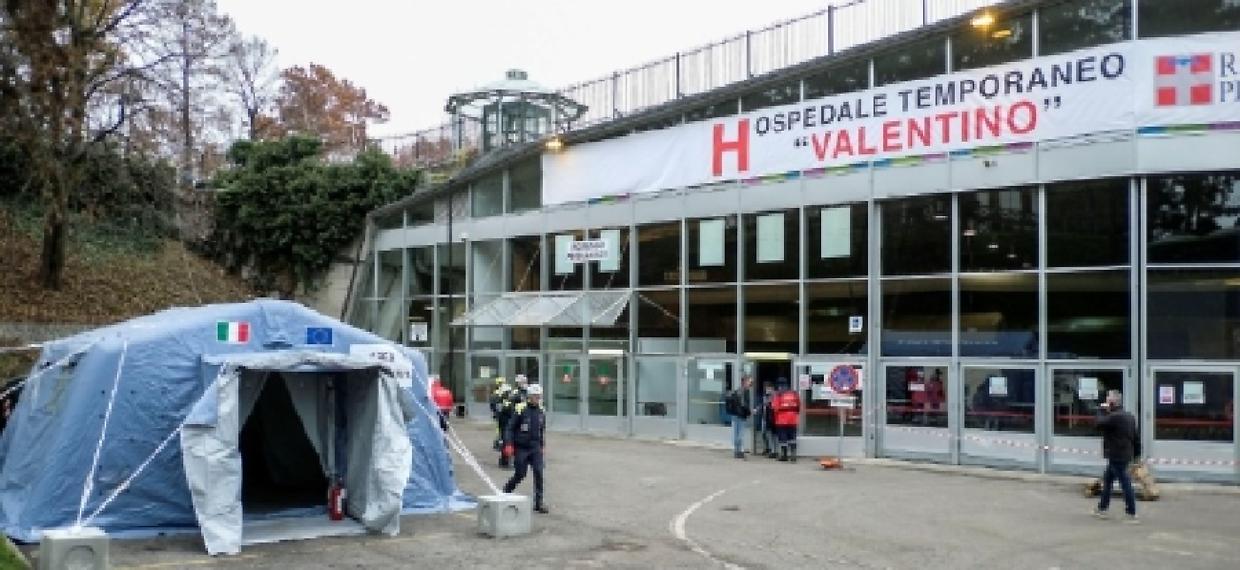 ospedale temporaneo valentino covid