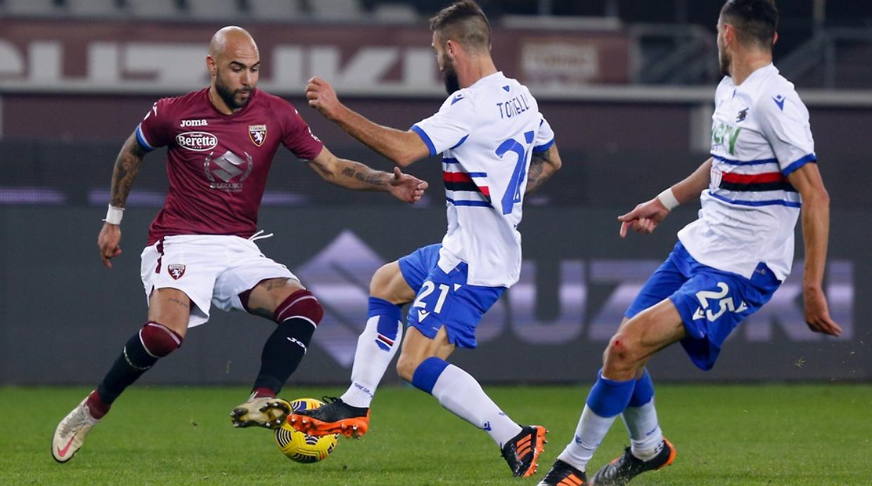 Italian football Serie A match - Torino FC vs UC Sampdoria