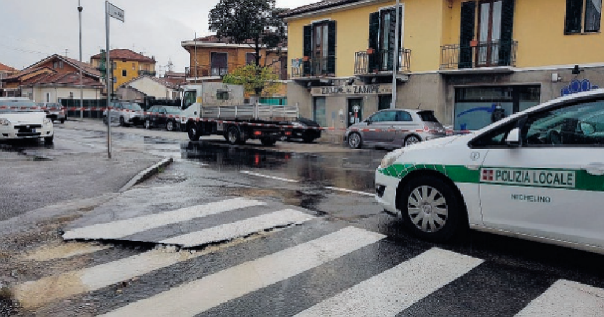 allagamenti tubo rotto nichelino