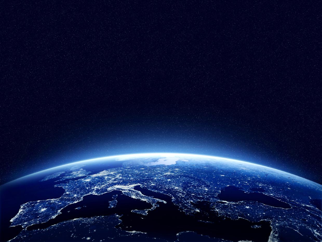 Earth at night