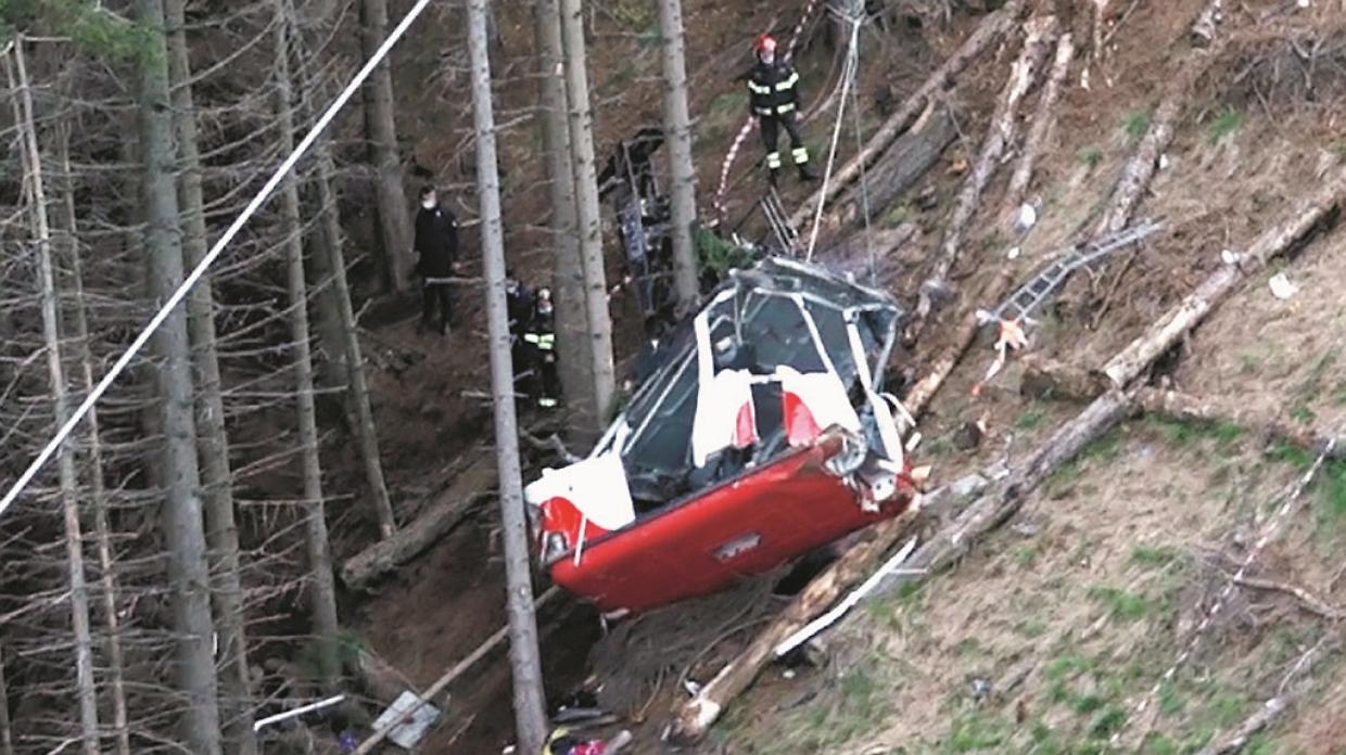 incidente funivia