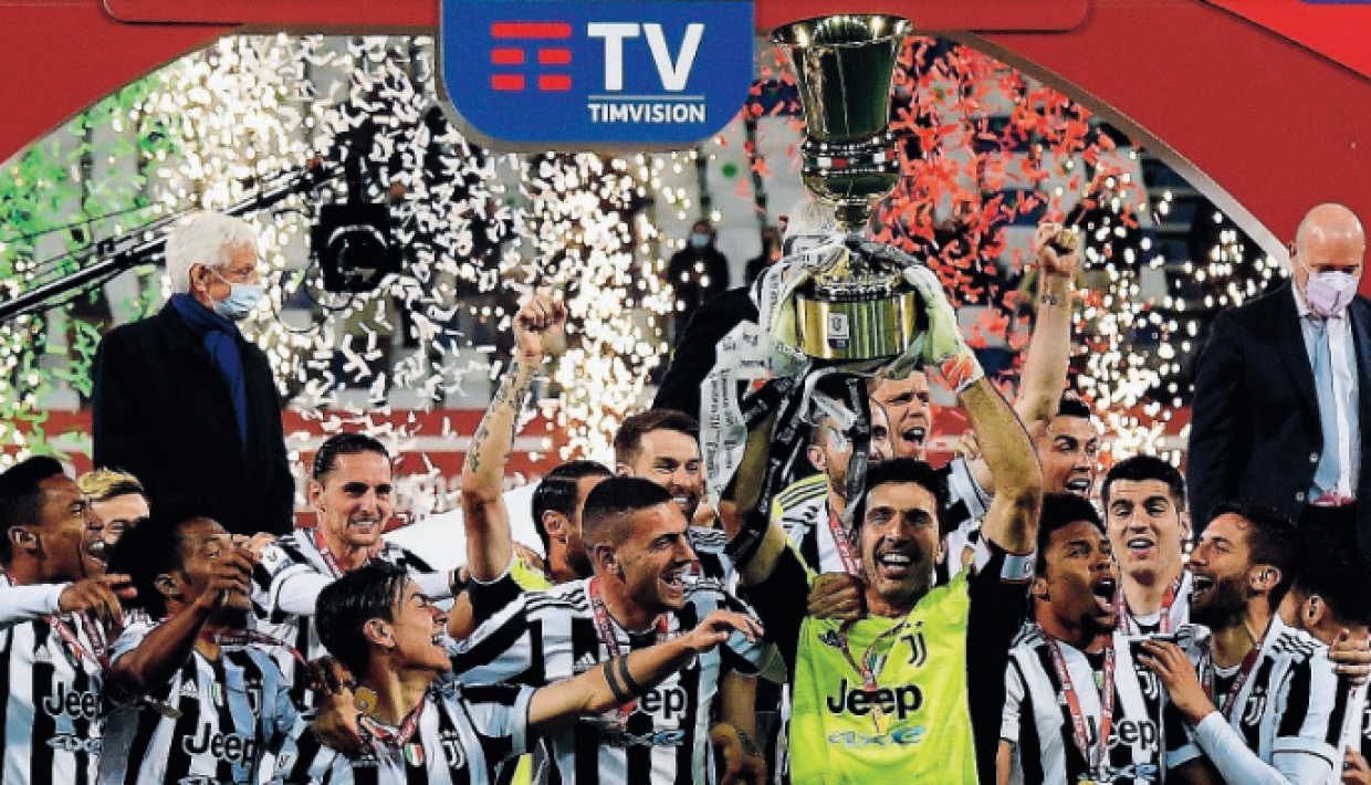 juve coppa italia festa