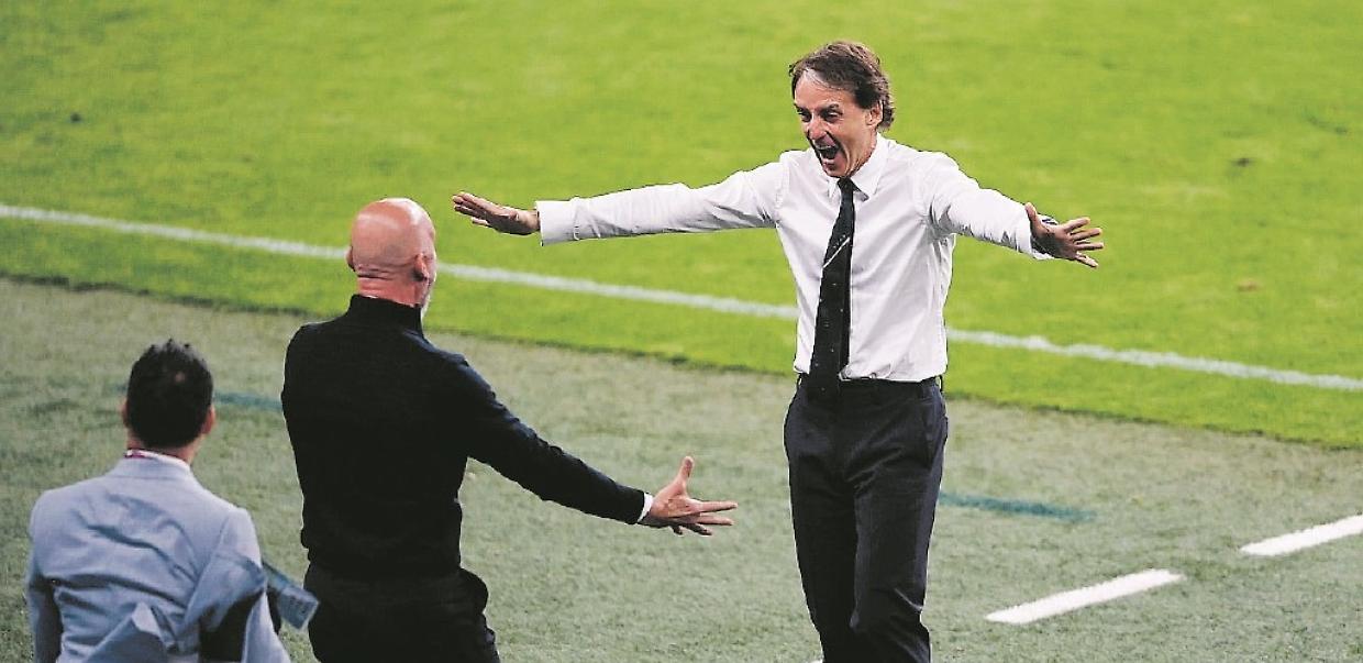 mancini vialli vs austria