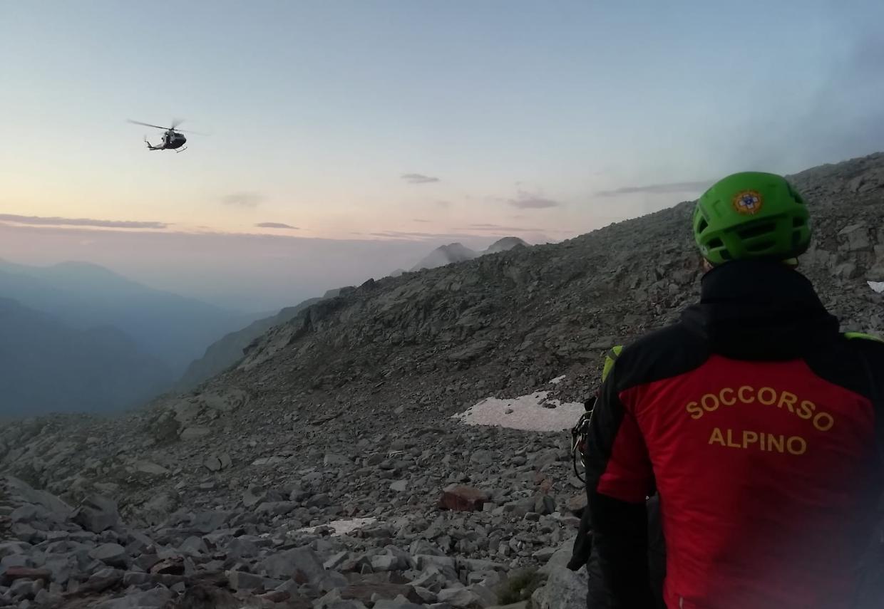 vallone forzo salvataggio elicottero