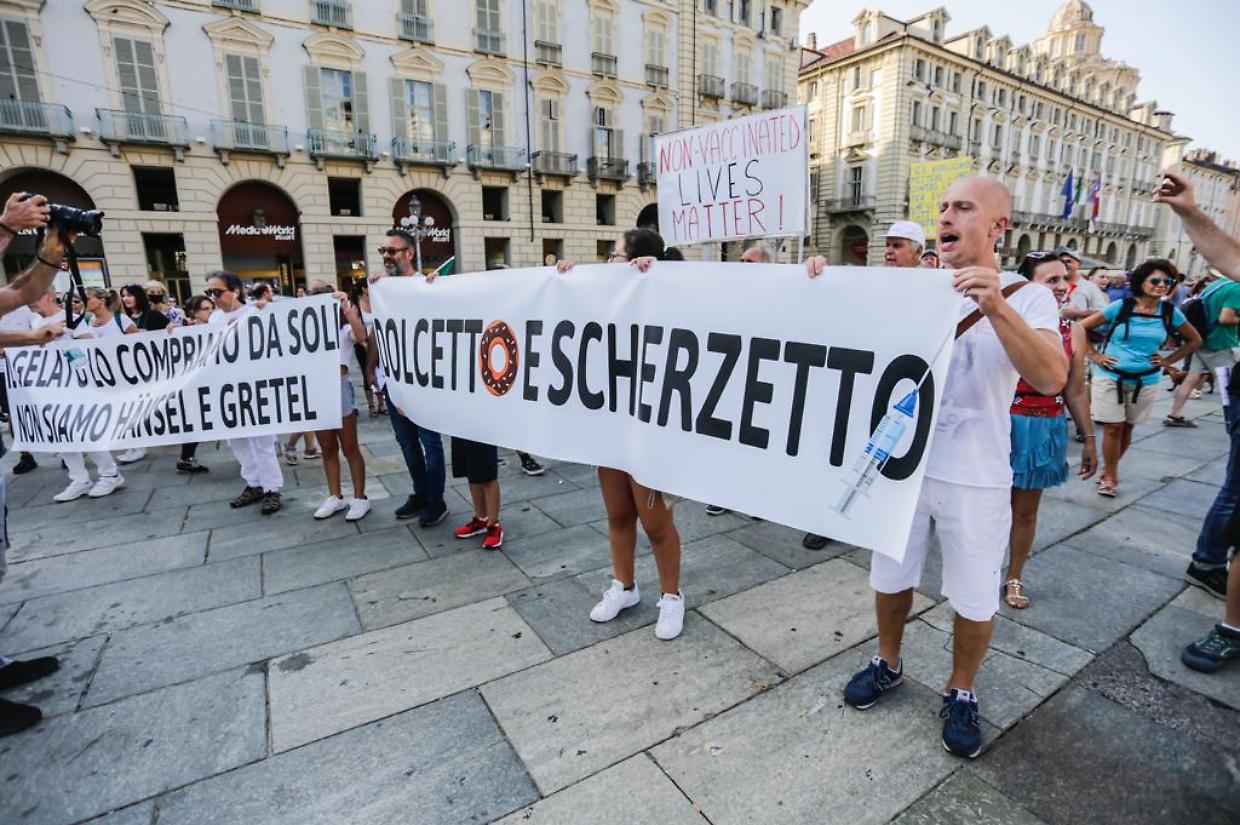 no vax no paura green pass