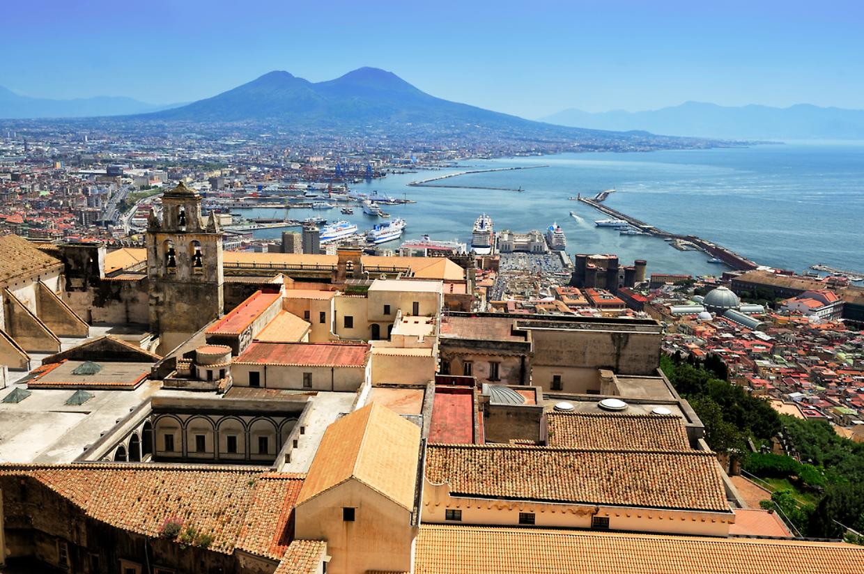 Naples and Vesuvius, Italy
