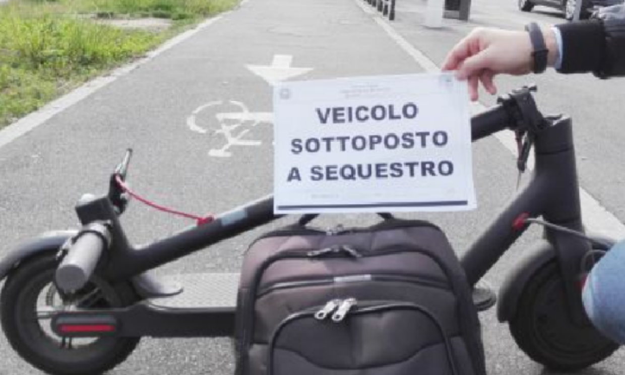 monopattino sequestro