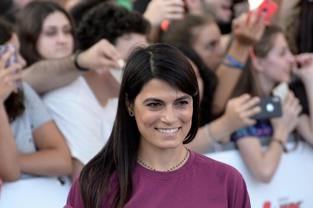 Giffoni Valle Piana, Sa, Italy - July 23, 2019 : Valeria Solarino at Giffoni Film Festival 2019.