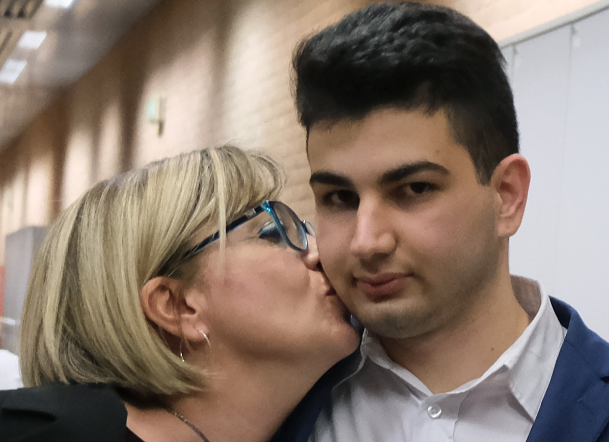 Alex Cotoia con la madre, Maria Cotoia