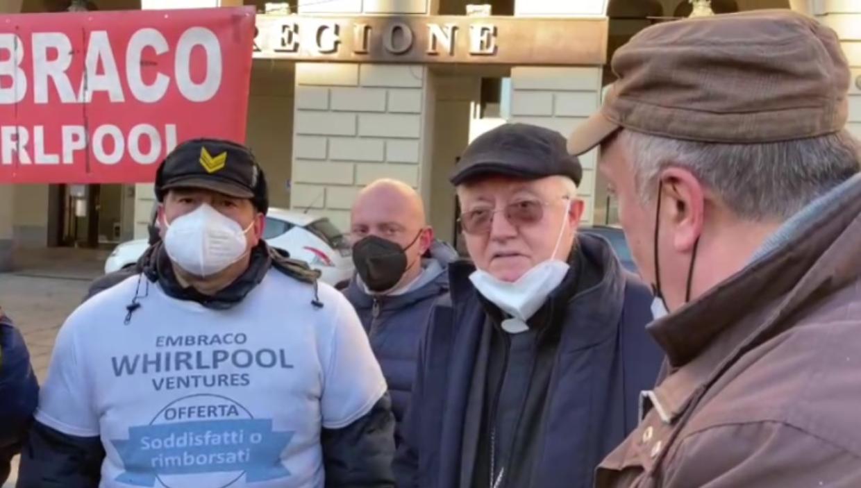 Nosiglia con i dipendenti Embraco