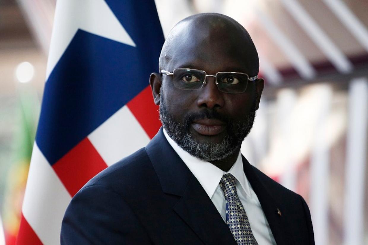 President of Liberia George Weah , Brussels