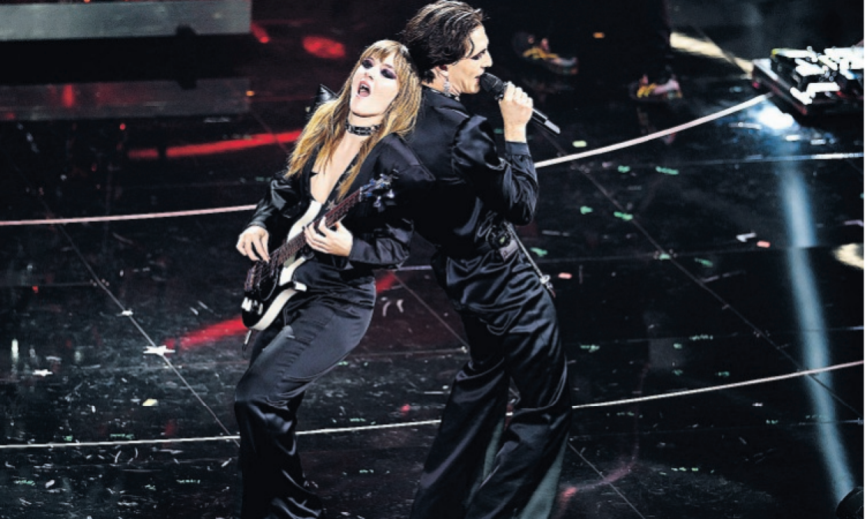 maneskin sanremo 22
