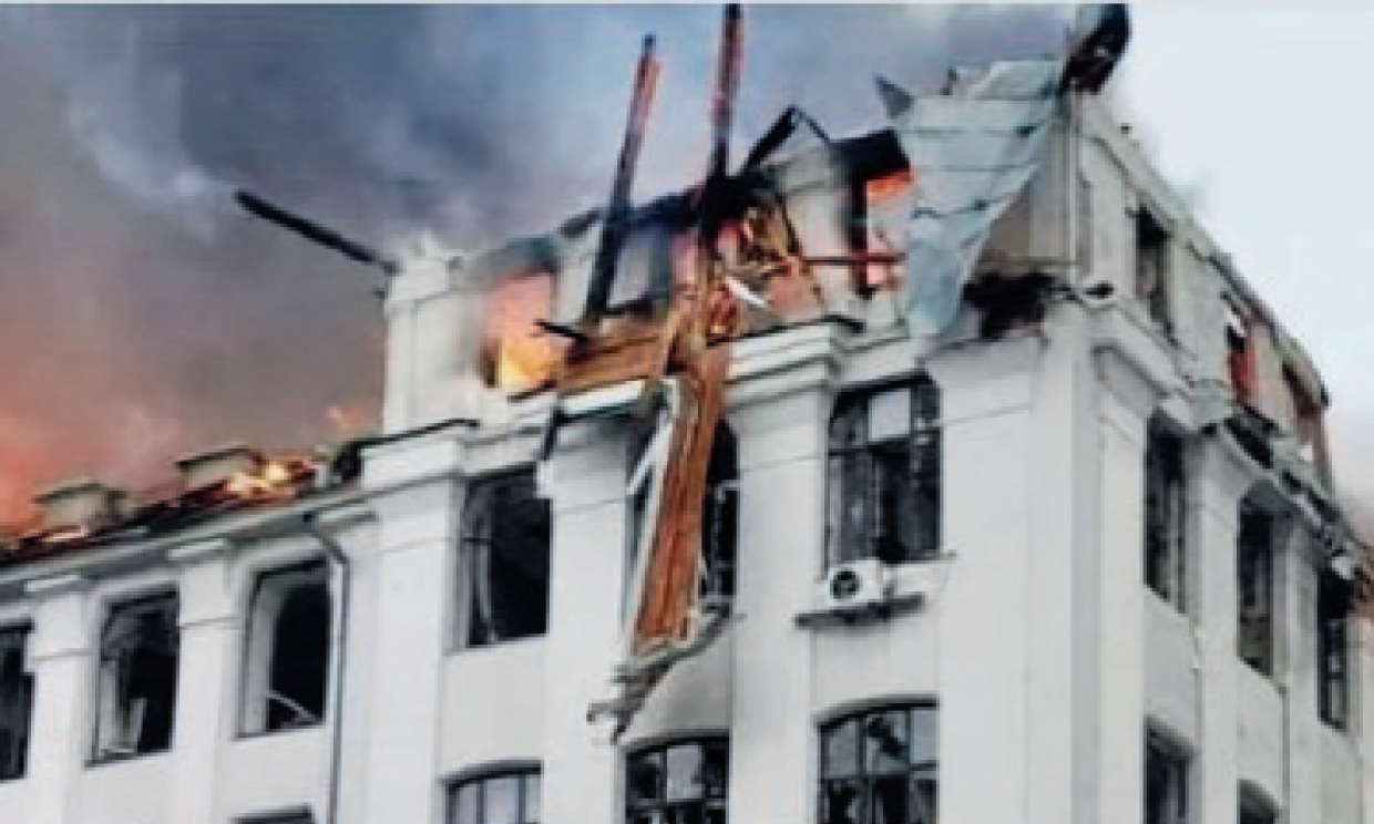 guerra ucraina bombard palazzo