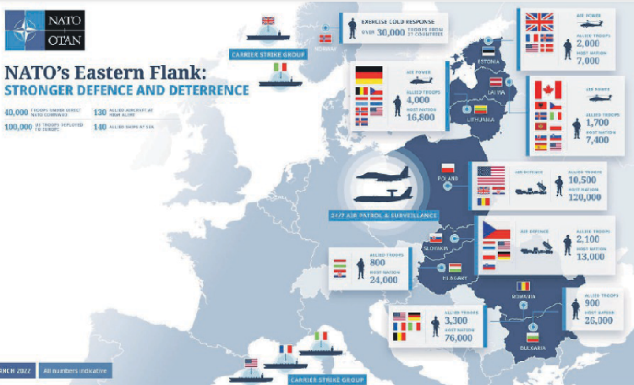 nato truppe mappa