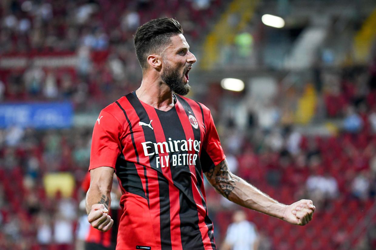 friendly football match - AC Milan vs Panathinaikos FC