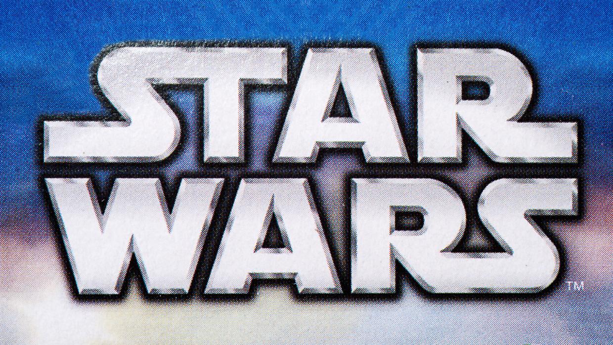 BOLOGNA, ITALY - JUNE 2, 2015: Star Wars logo printed on Lego bo