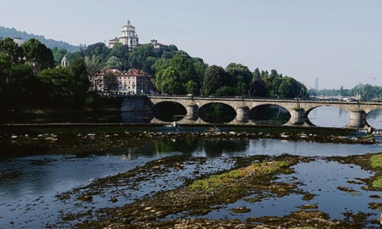 fiume po siccità gn