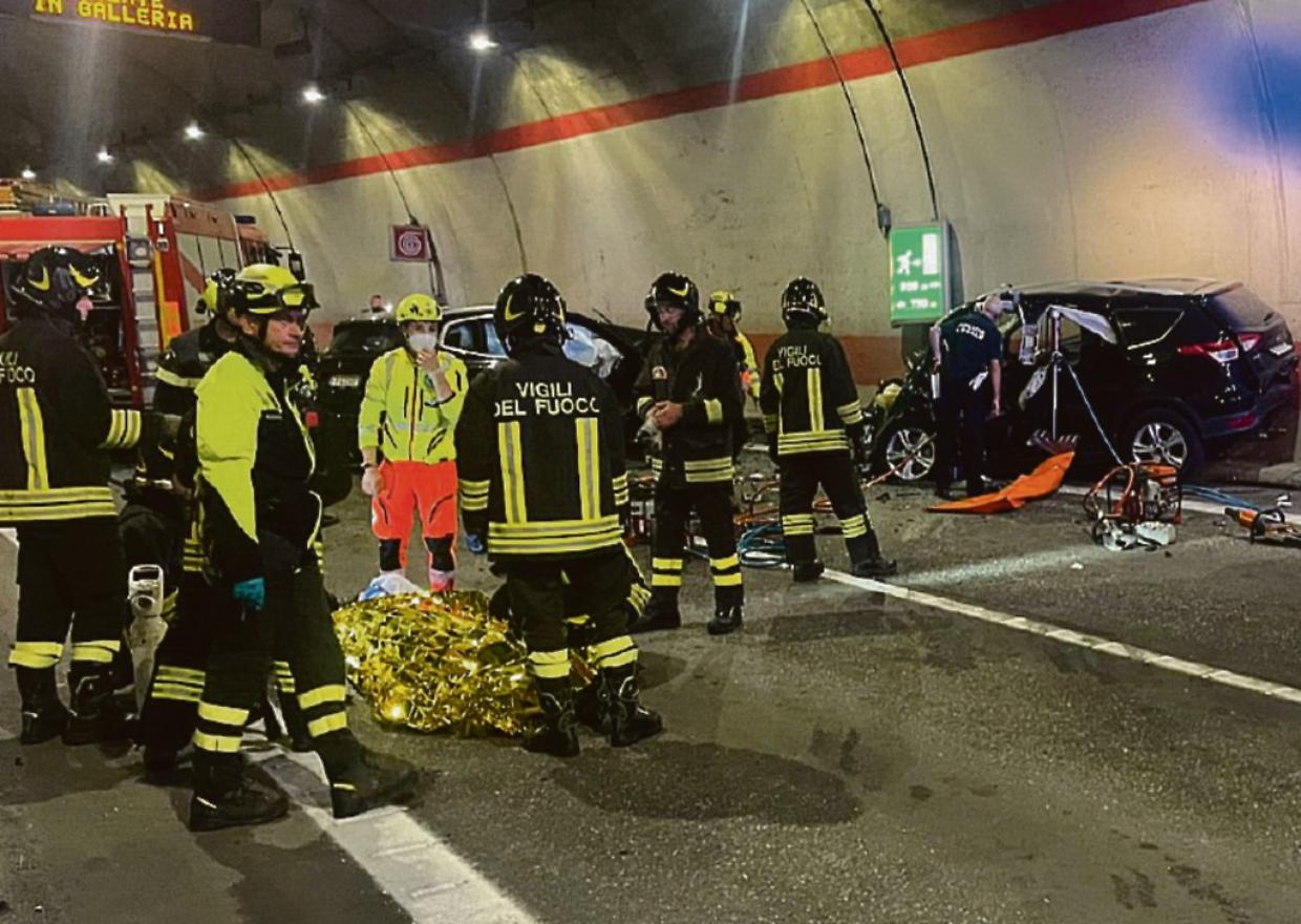 incidente galleria cesana