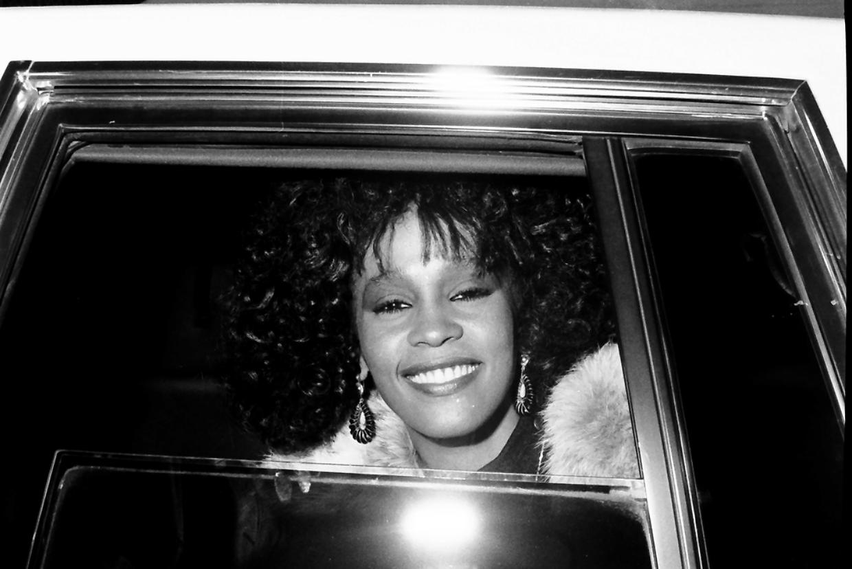 LOS ANGELES, UNITED STATES - Jan 06, 1987: Whitney Houston-Limo photo