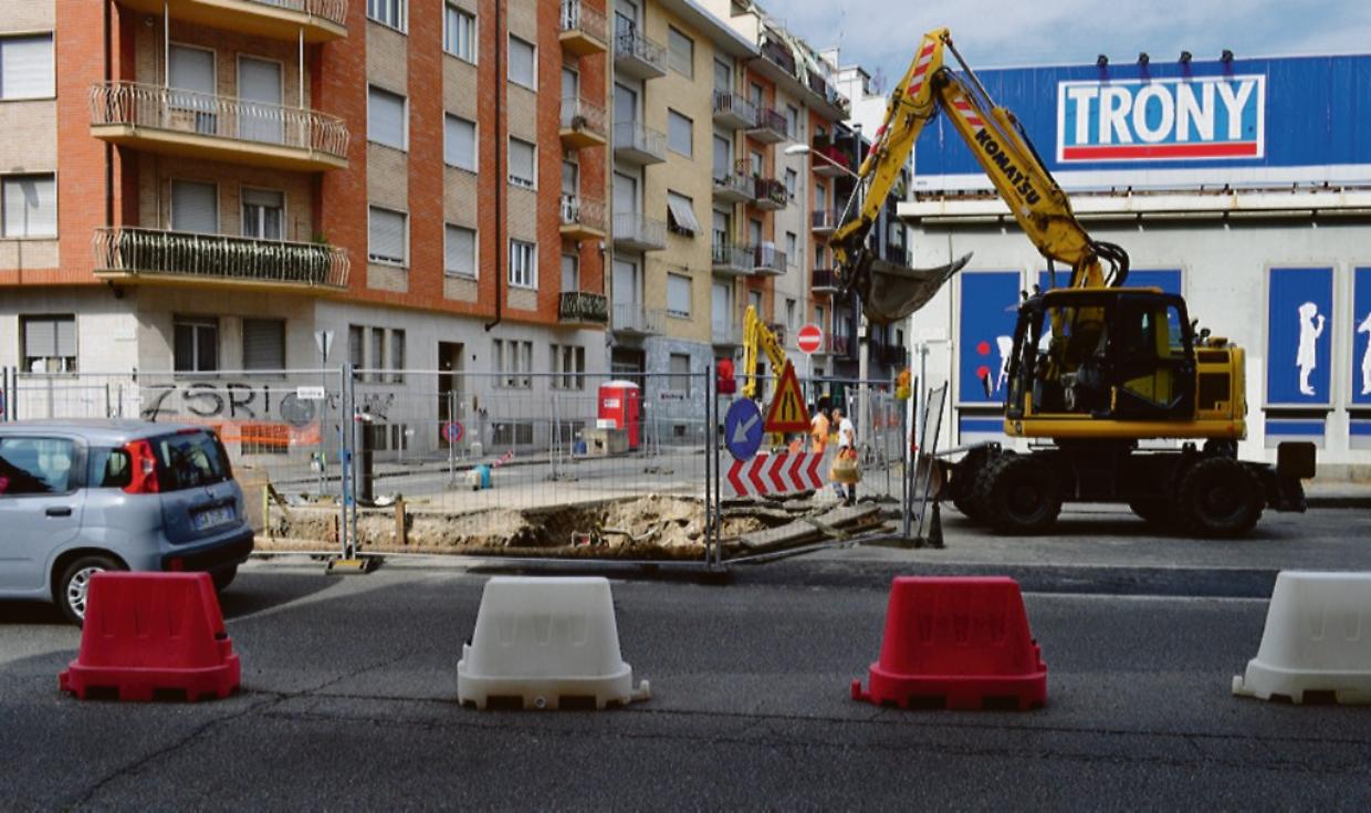 lavori via gorizia ciclabile