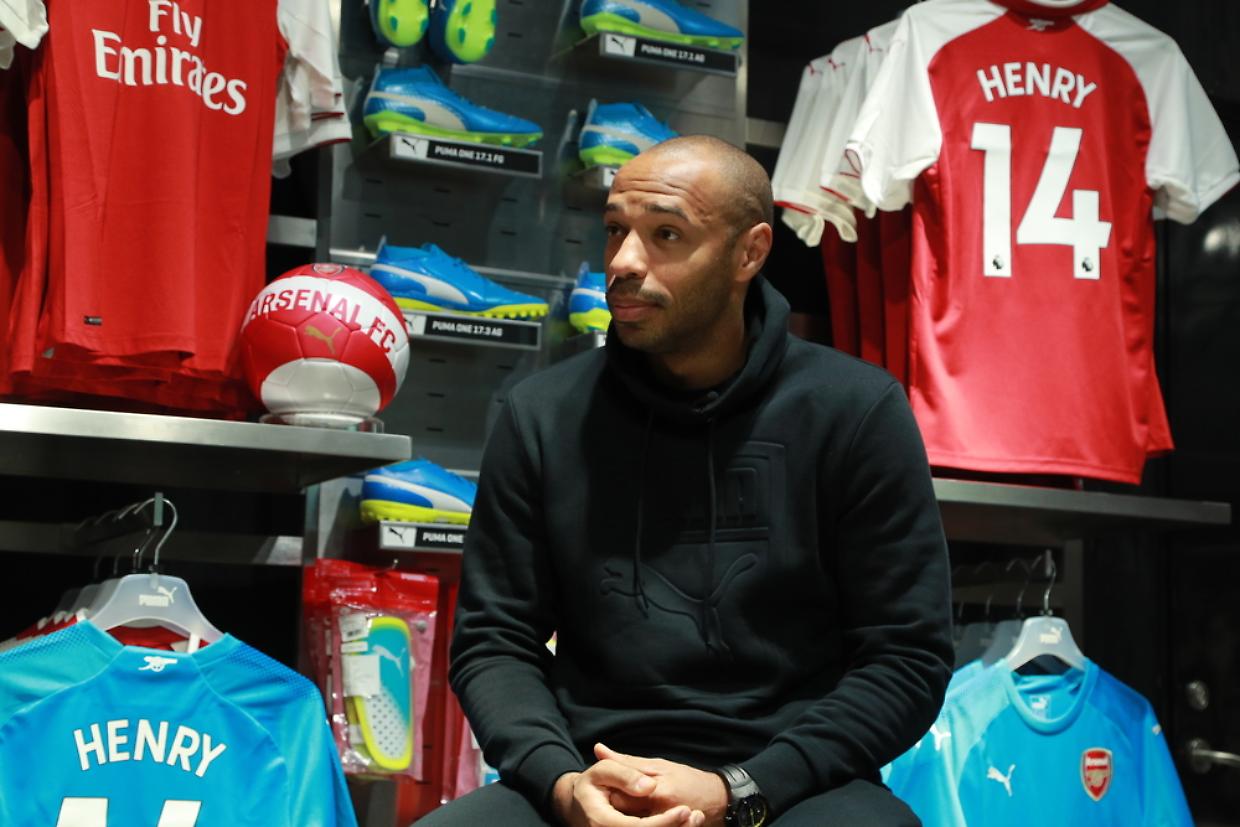 Thierry Henry shows up to promote Puma in Shanghai