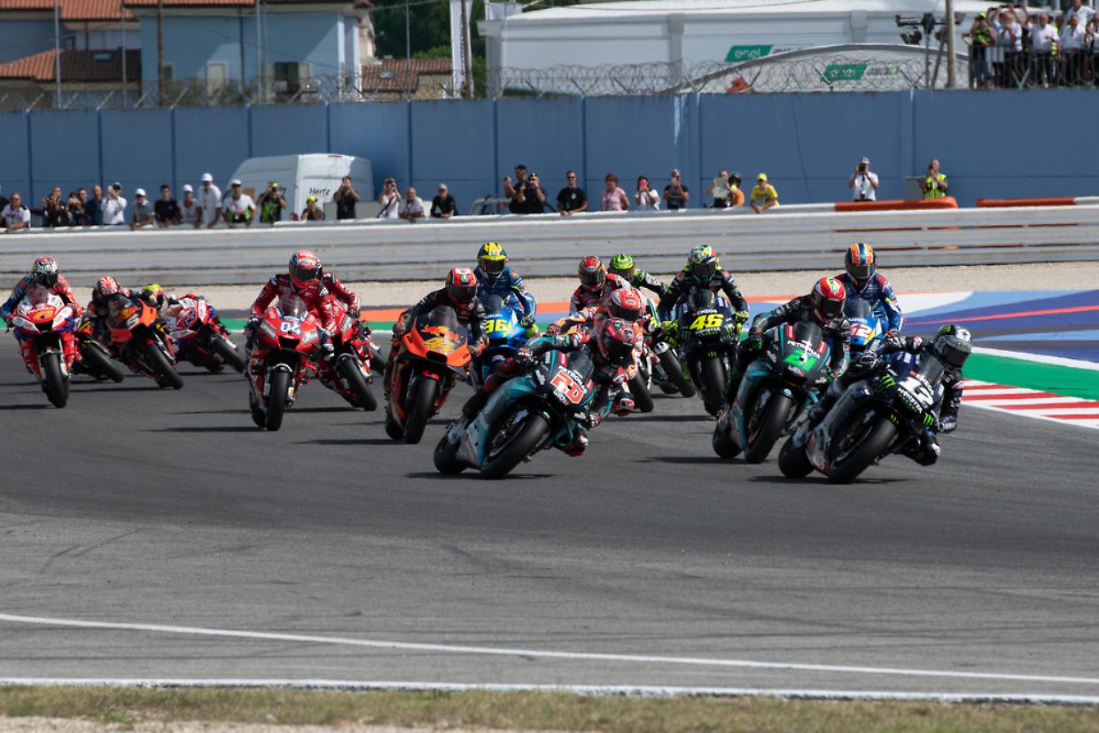 MotoGP World Championship Sunday Warm-up &amp; Race Of The Motogp Of San Marino And Riviera Of Rimini