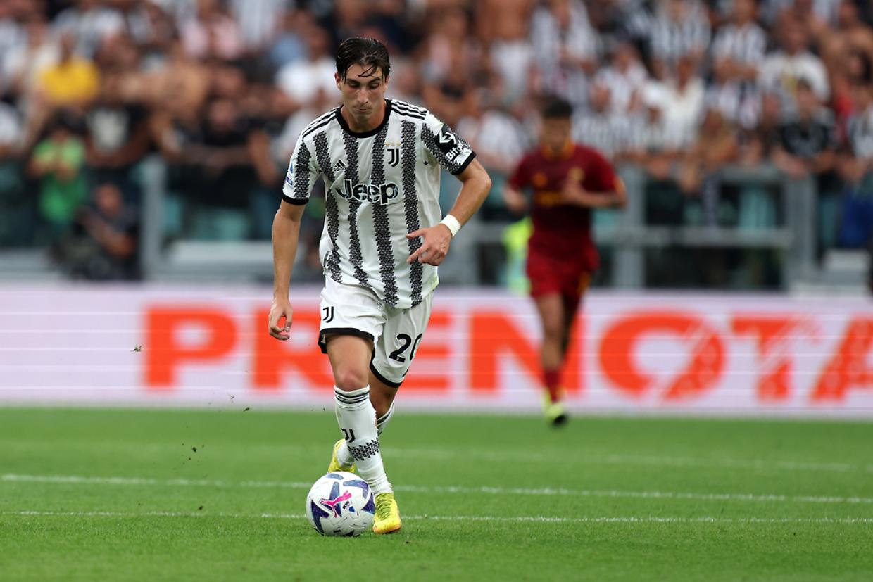 Il centrocampista della Juventus, Fabio Miretti