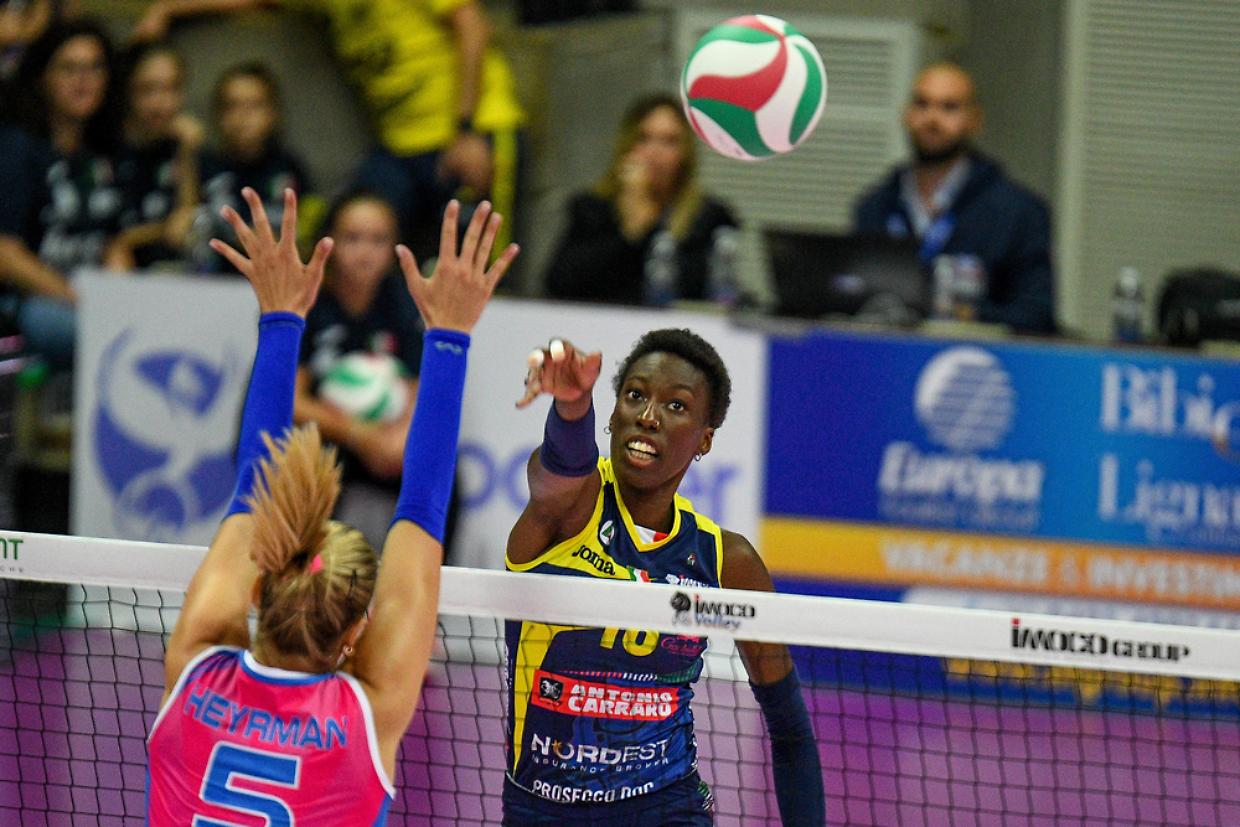 Volleyball Italian Serie A1 Women Championship Imoco Volley Conegliano vs Saugella Team Monza