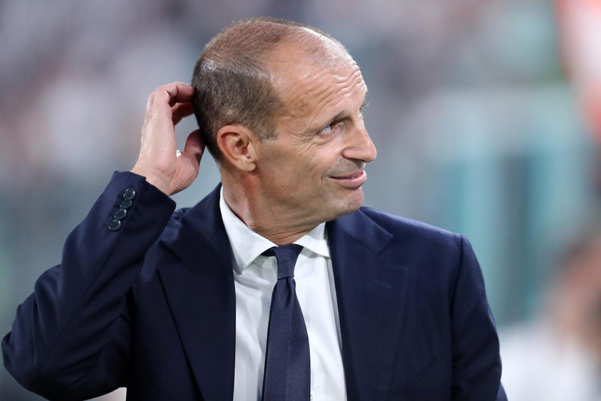 Il tecnico della Juventus Massimiliano Allegri