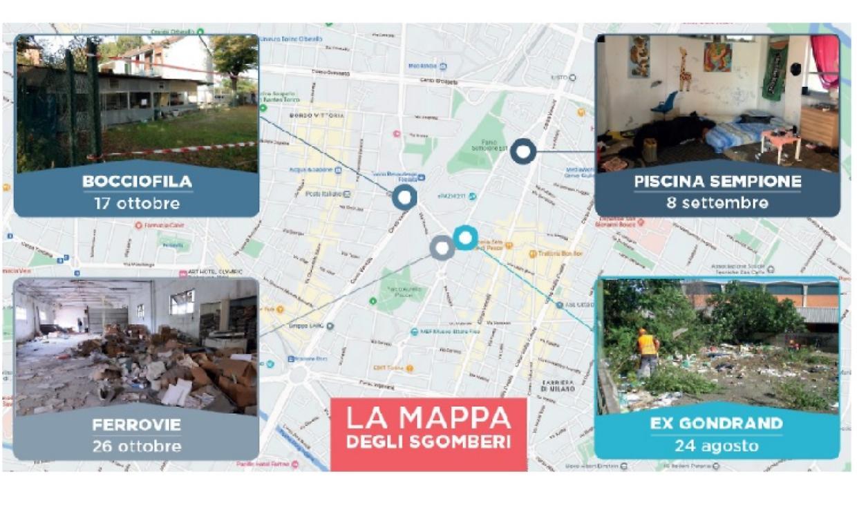 mappa sgomberi