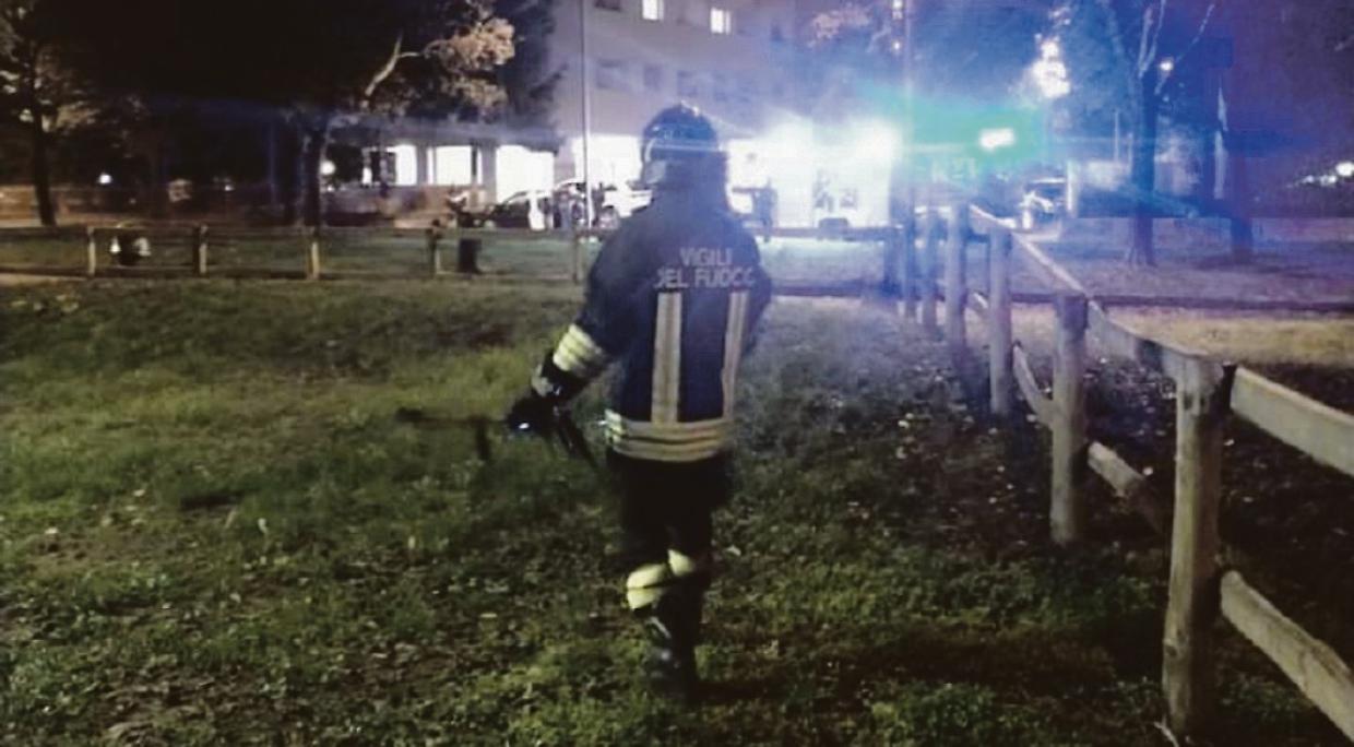 incendio area giochi