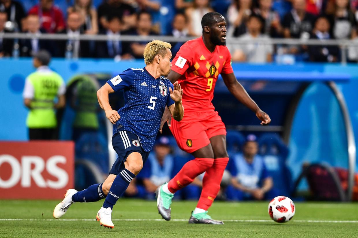 Belgium downs Japan with Nacer Chadli's injury time goal capping historic comeback