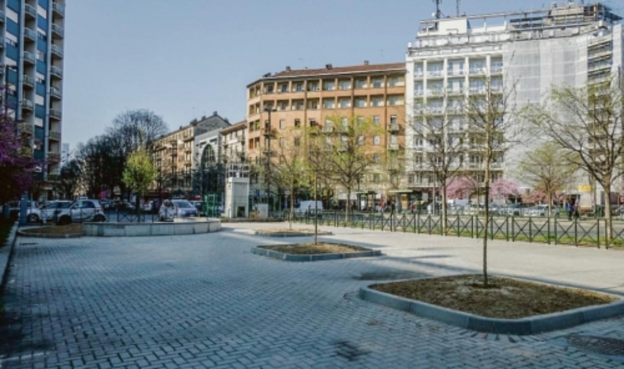 piazza carducci ciclabile gn