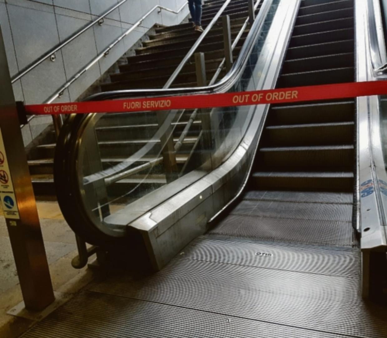 scale mobili guasto gn