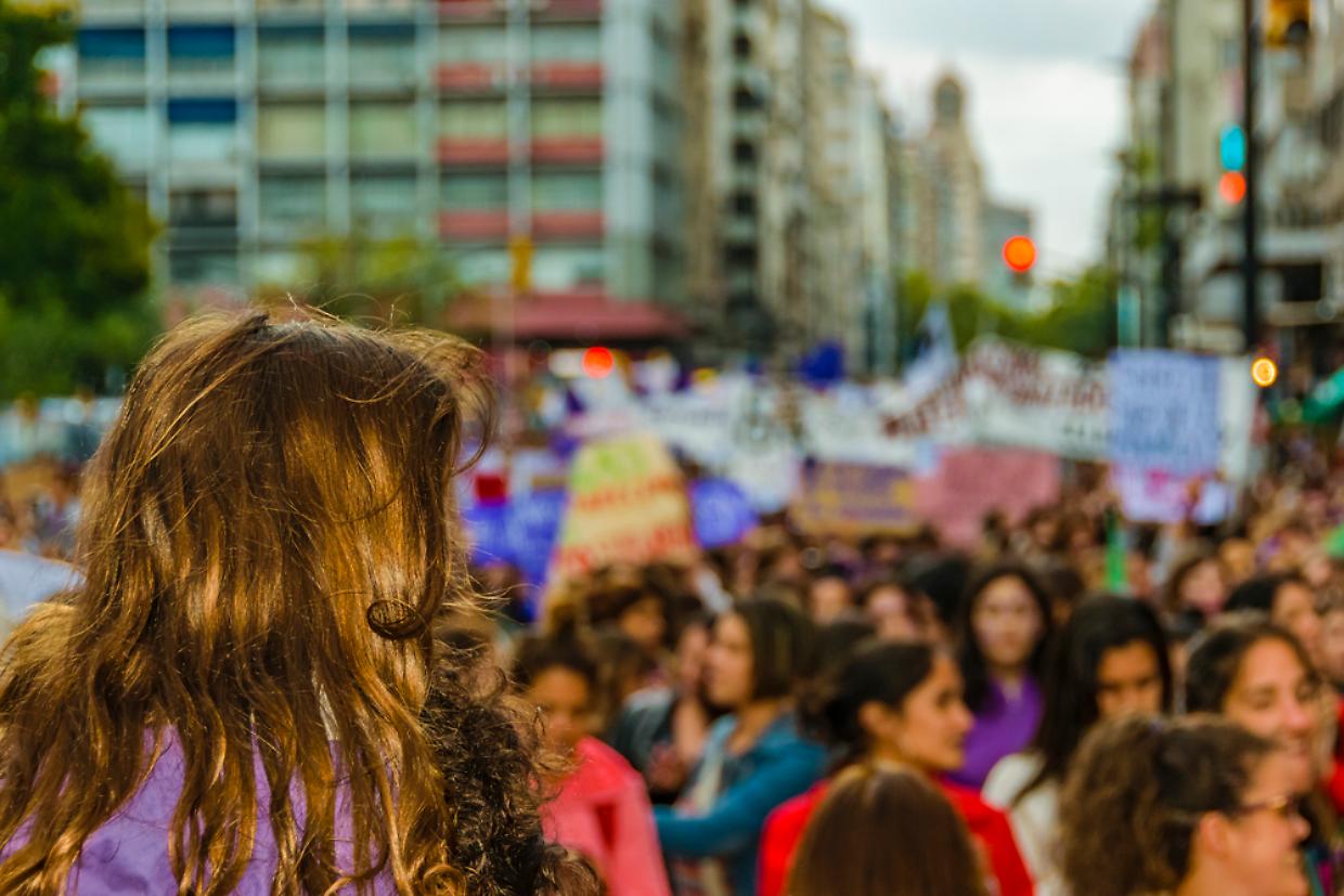 Women International Day March, Montevideo, Uruguay