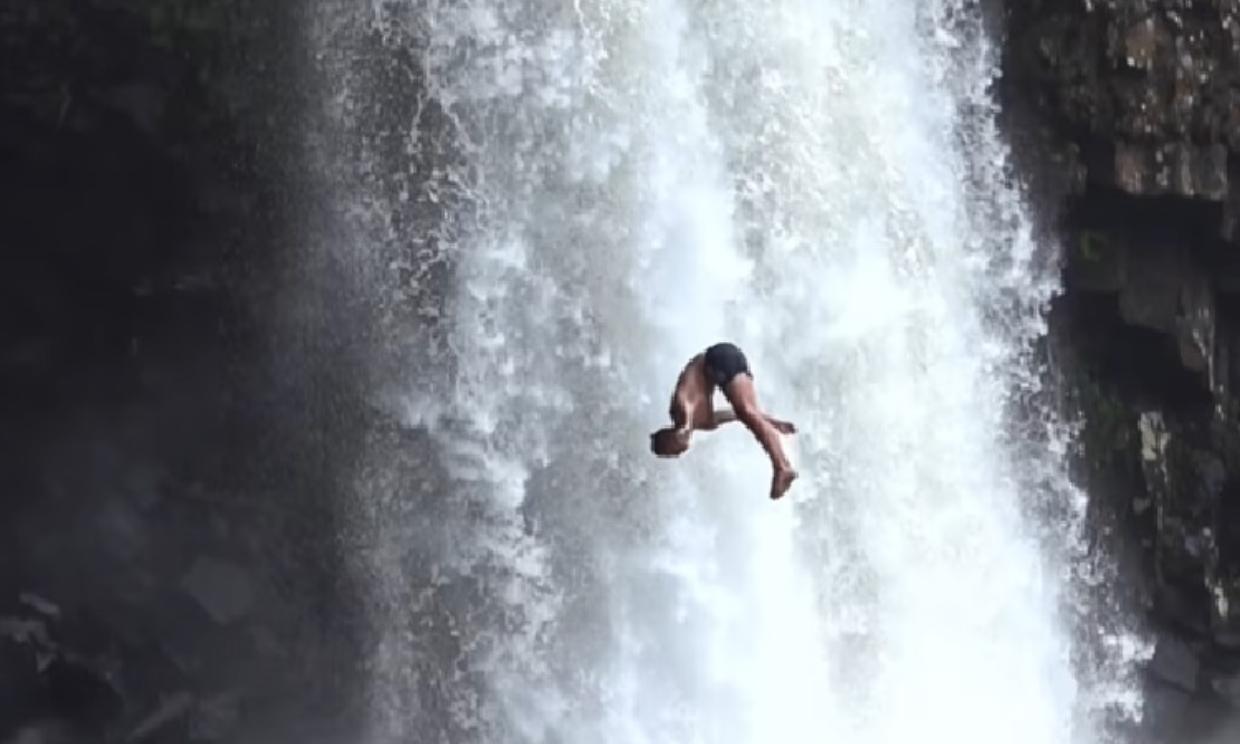 cliff diving