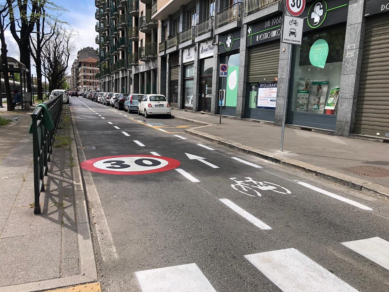 La nuova viabilità in corso Trapani