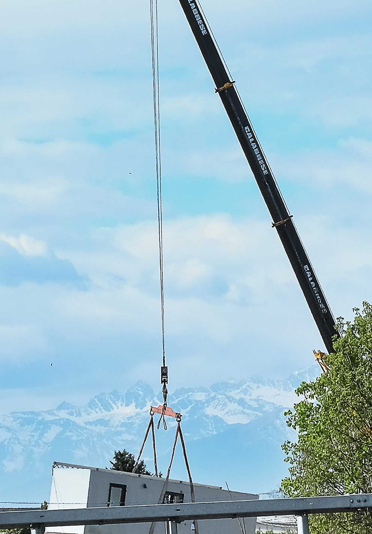 La gru mobile a Tetti Rolle