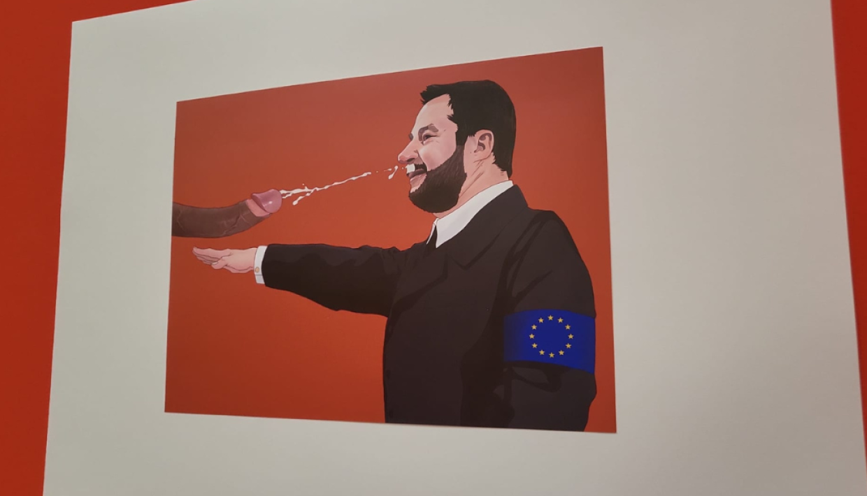 Matteo Salvini, il saluto romano e l'opera «penosa»