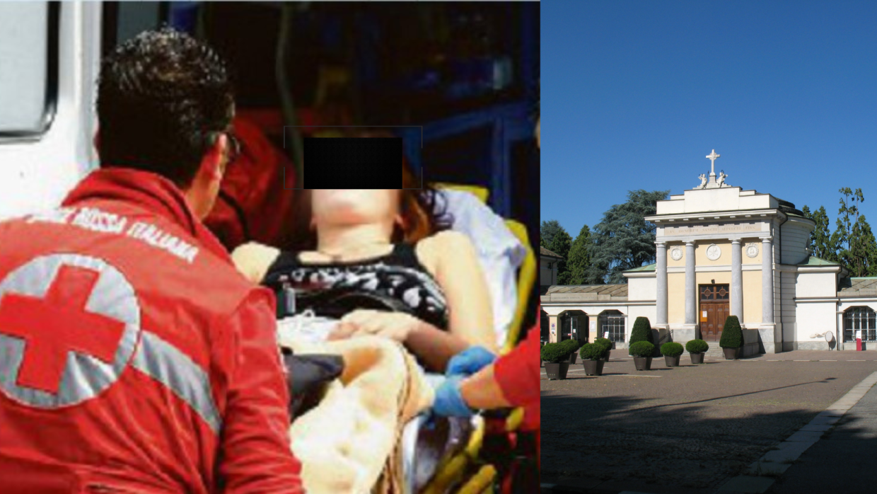 Torino: precipita nella tomba dopo un volo di due metri