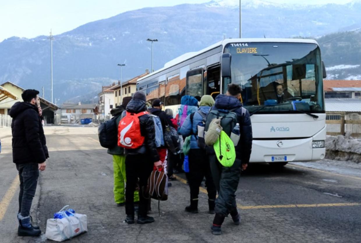 Migranti profughi Oulx
