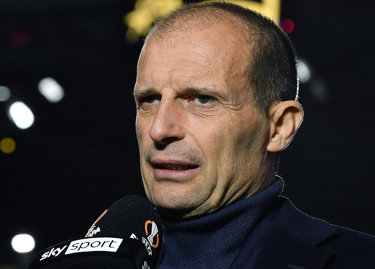 Il tecnico della Juventus Massimiliano Allegri