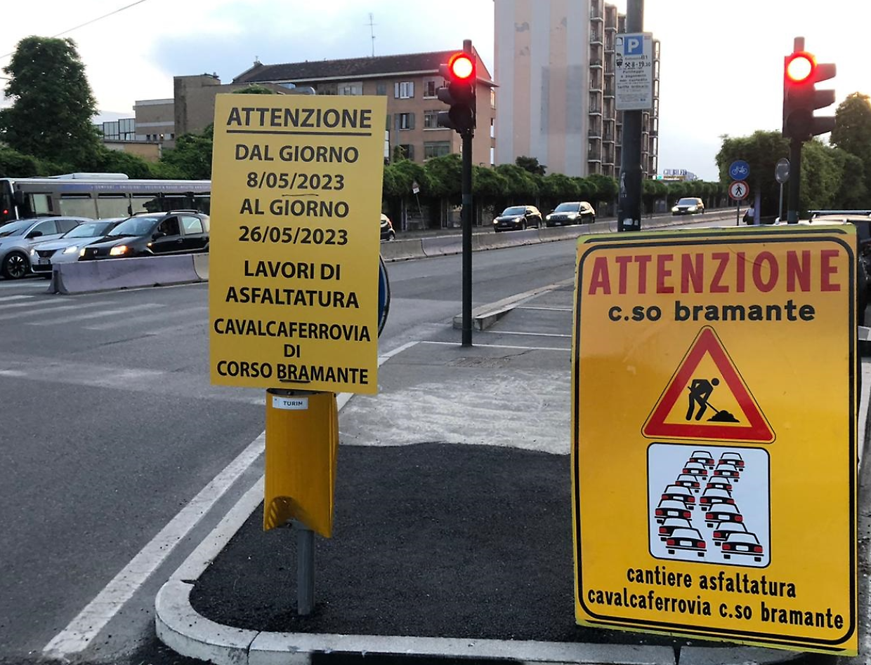 Nuovi cantieri per corso Bramante